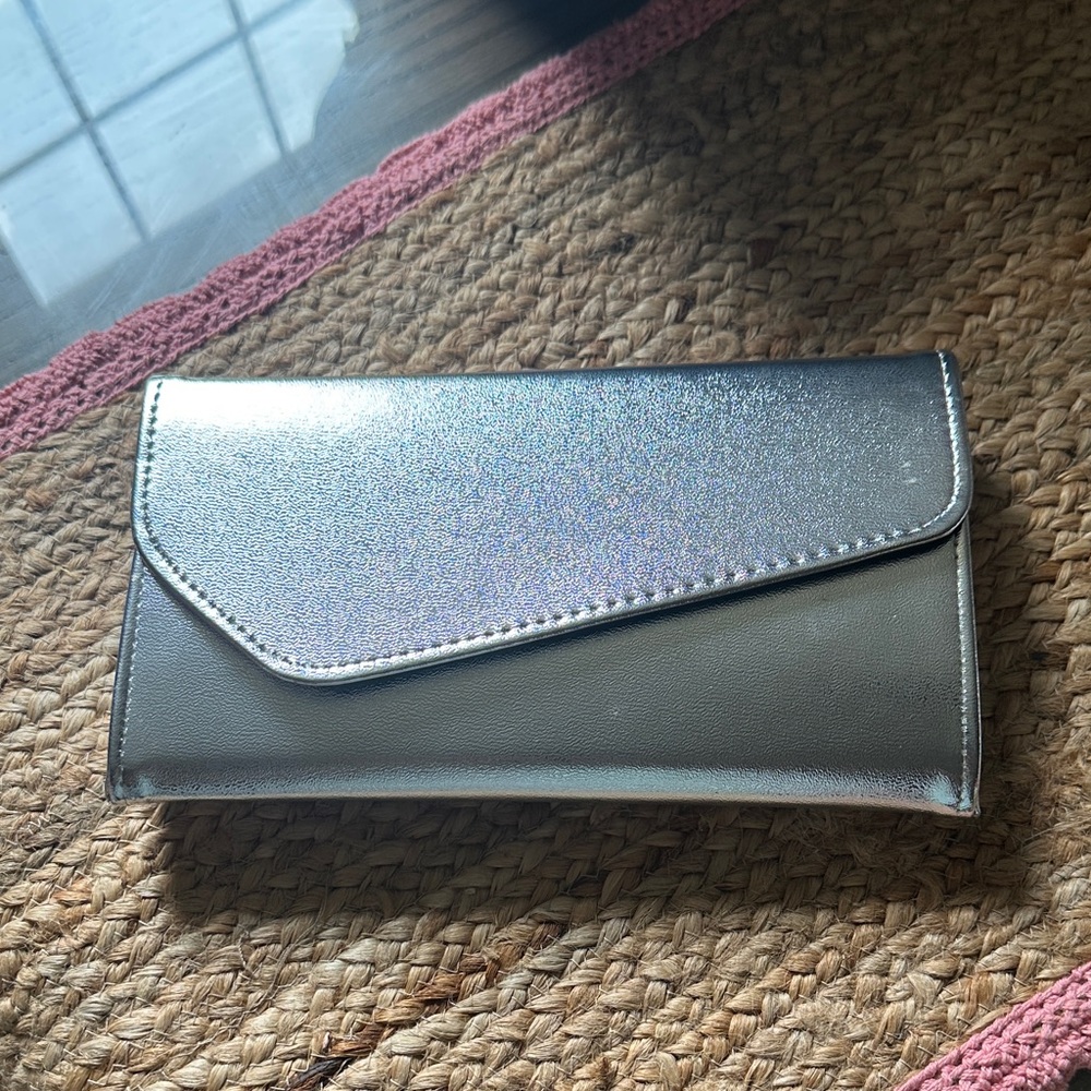 Silver  Clutch